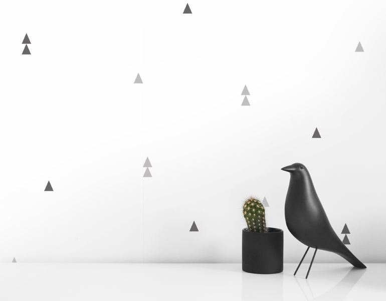 SMALL EASY TO APPLY TRIANGLE WALL DECALS - Olli+Lime